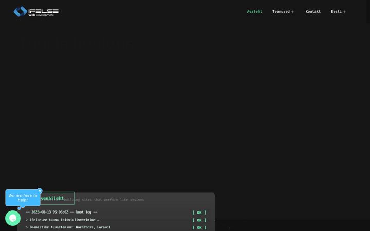 Screenshot of ifelse.ee