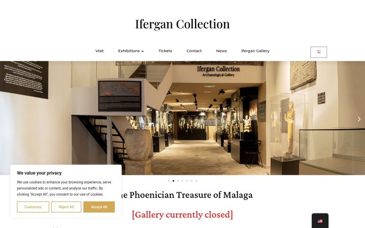 Screenshot of ifergan-collection.com