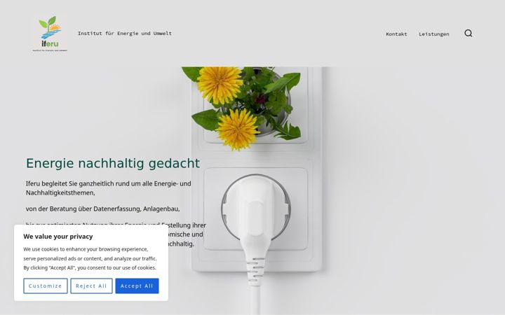 Screenshot of iferu.de
