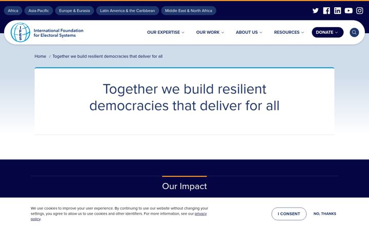 Screenshot of ifes.org