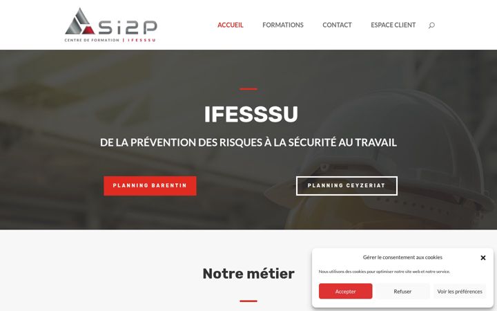 Screenshot of ifesssu.fr