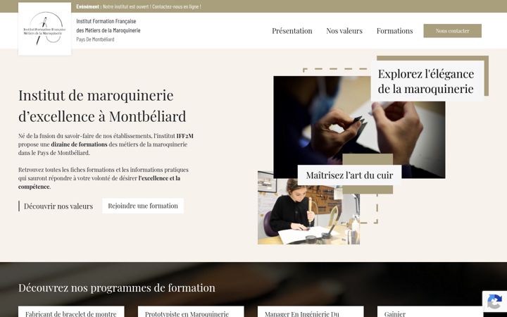 Screenshot of iff2m.fr