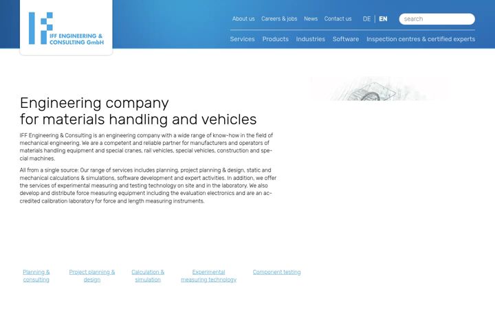 Screenshot of iffec.de