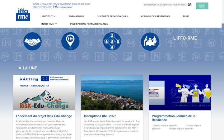 Screenshot of iffo-rme.fr