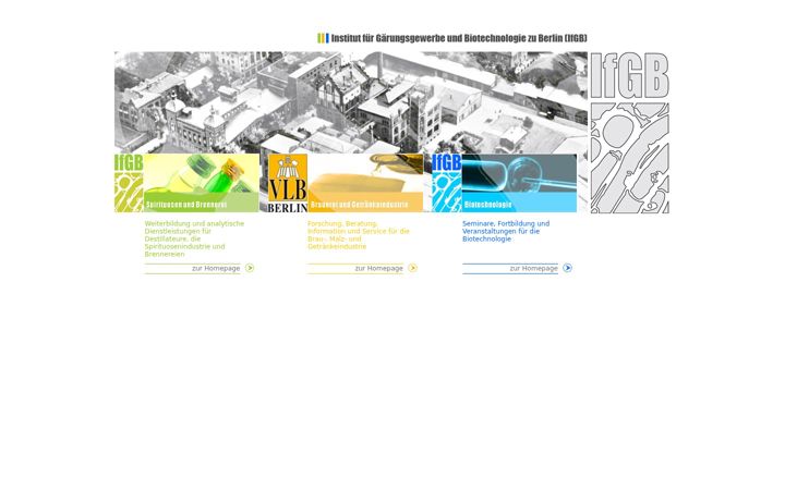 Screenshot of ifgb.de