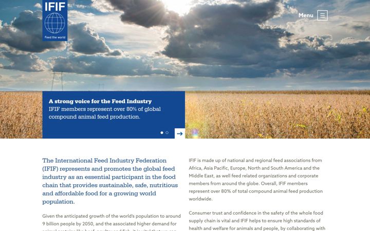 Screenshot of ifif.org