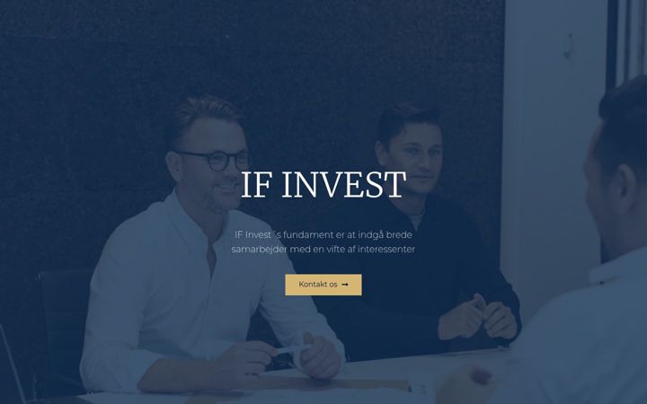 Screenshot of ifinvest.dk