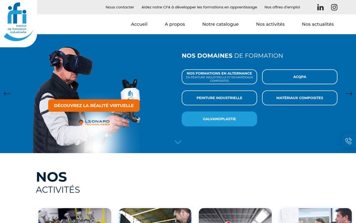 Screenshot of ifipeinture.com