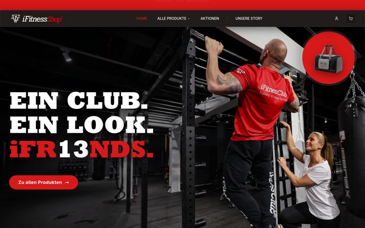 Screenshot of ifitnessshop.de