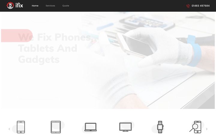 Screenshot of ifixgodalming.co.uk
