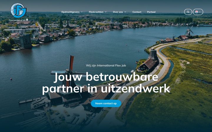 Screenshot of ifj.nl