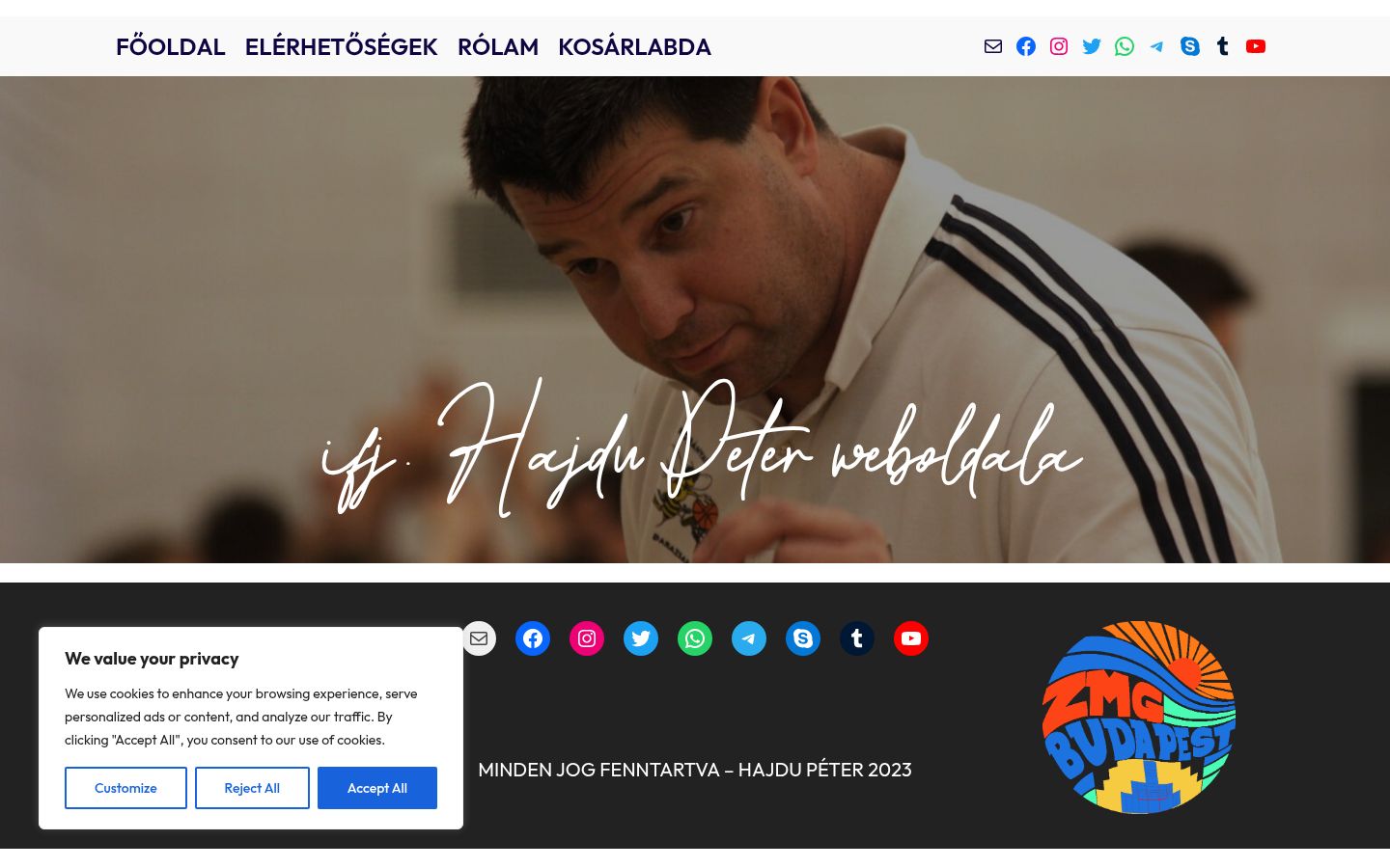 Capture d'écran de la bannière de consentement affichée avant toute interaction