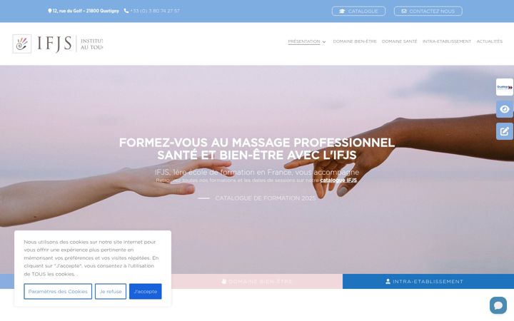 Screenshot of ifjs.fr