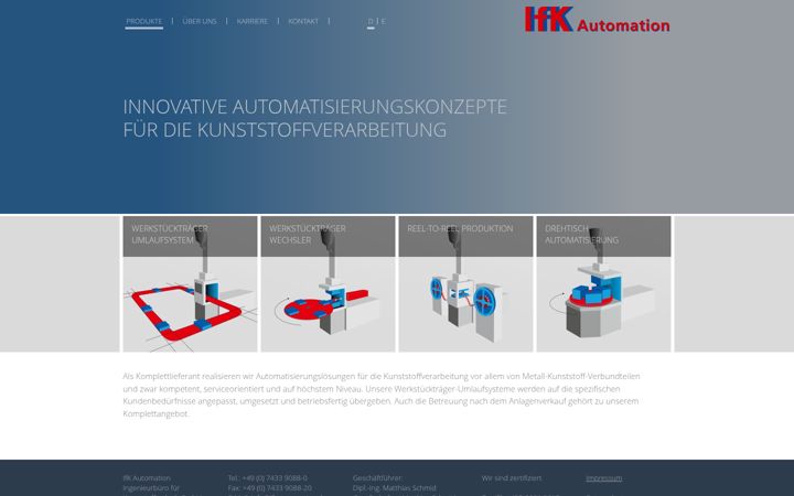 Screenshot of ifk-automation.de
