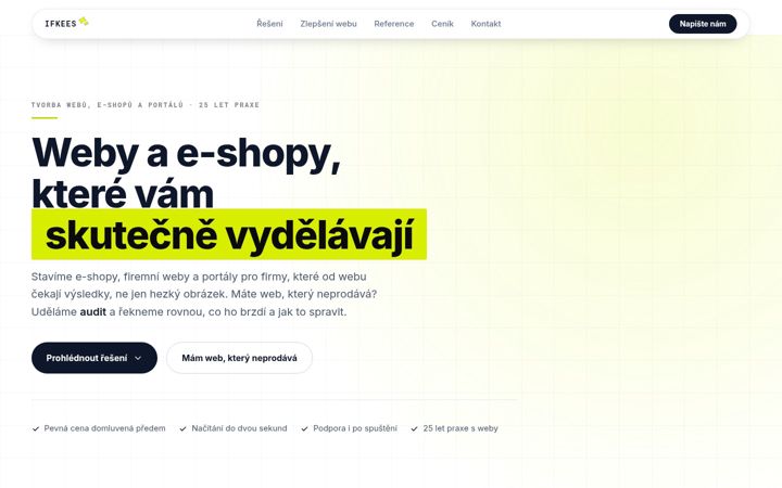 Screenshot of ifkees.cz