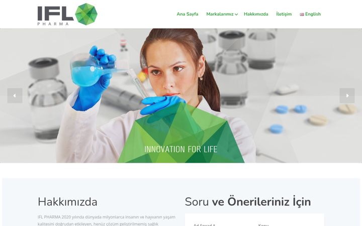 Screenshot of ifl.com.tr