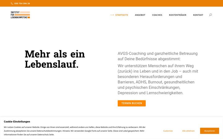 Screenshot of iflberlin.de