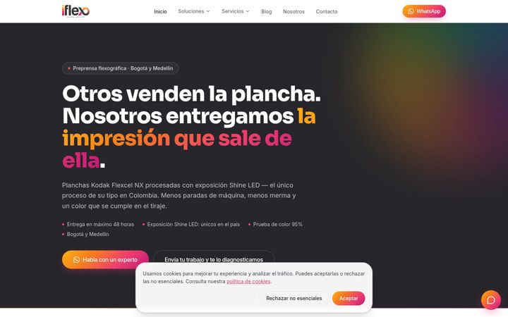 Screenshot of iflexo.co