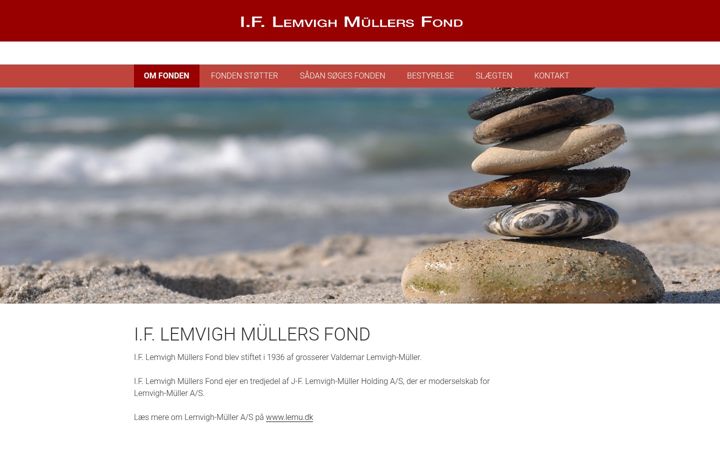 Screenshot of iflmfond.dk