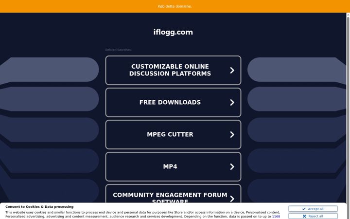 Screenshot of iflogg.com