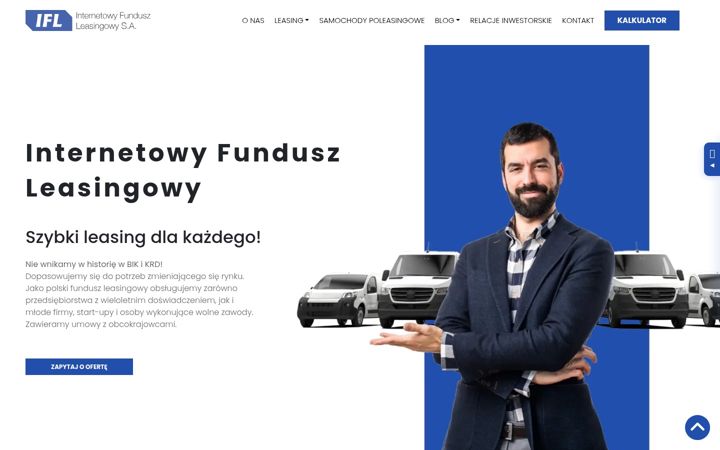 Screenshot of iflsa.pl