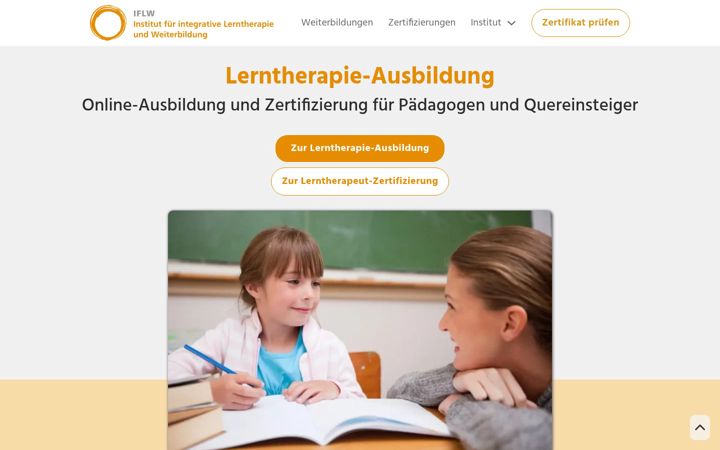 Screenshot of iflw.de