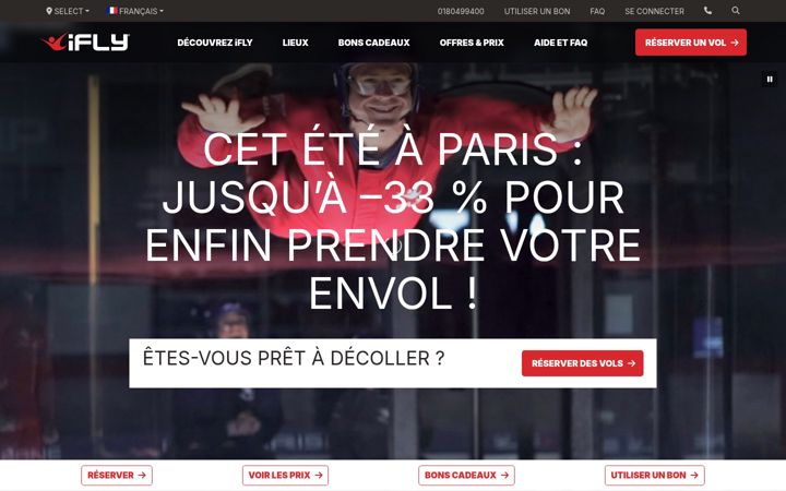 Screenshot of iflyfrance.com