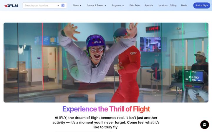 Screenshot of iflyworld.com