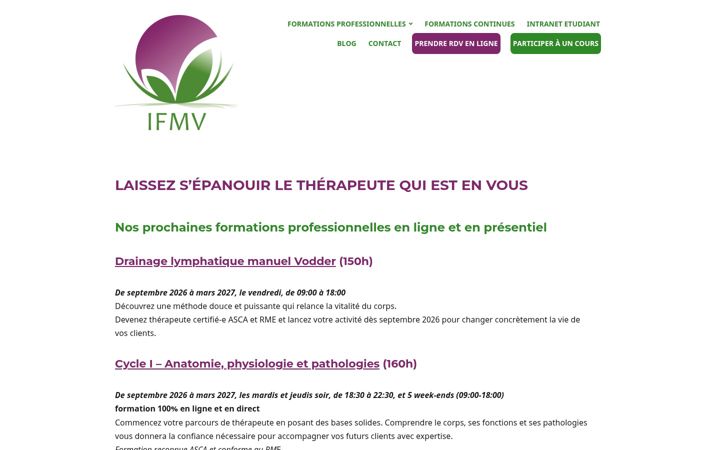 Screenshot of ifmv.ch