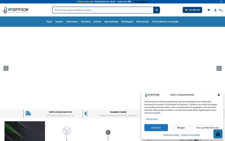 Screenshot of ifoffice.pt