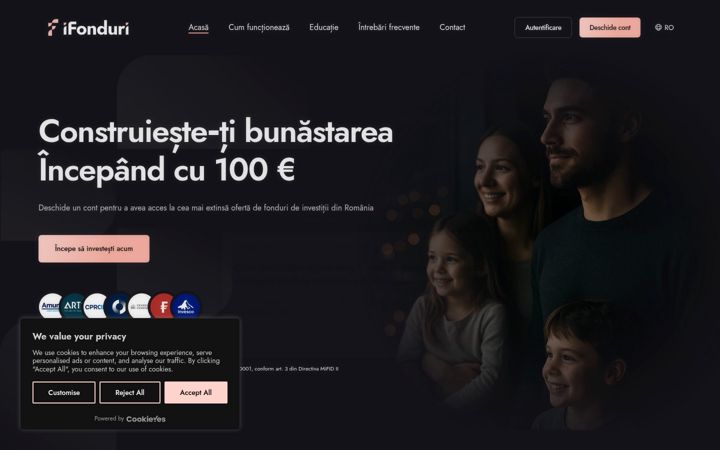 Screenshot of ifonduri.ro