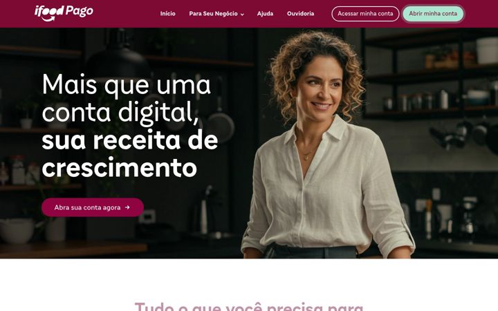 Screenshot of ifoodpago.com.br