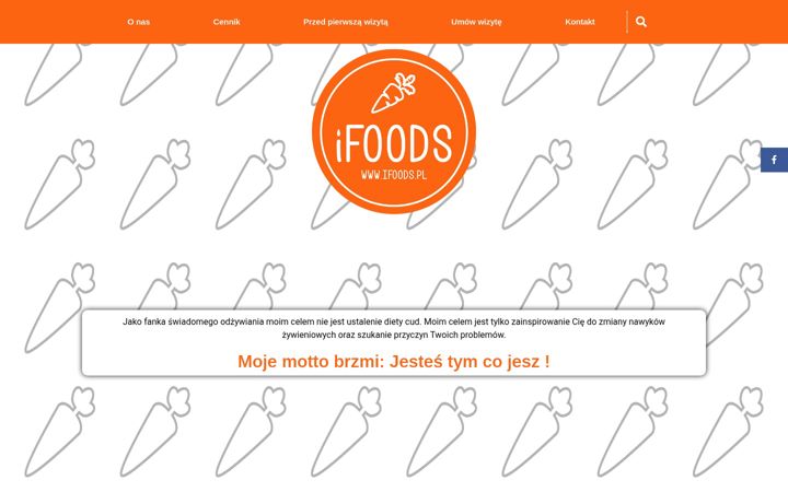 Screenshot of ifoods.pl