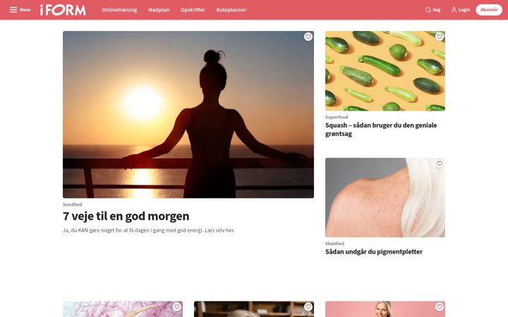 Screenshot of iform.dk