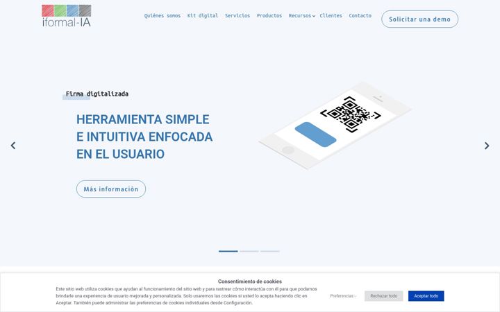 Screenshot of iformalia.es