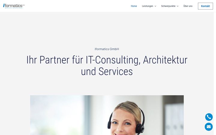 Screenshot of iformatics.de