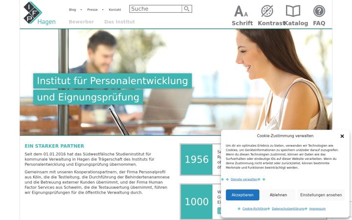 Screenshot of ifp-hagen.de