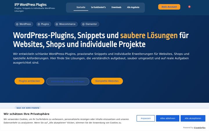 Screenshot of ifp-wordpress-plugins.de