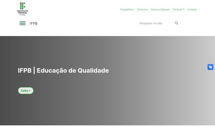 Screenshot of ifpb.edu.br