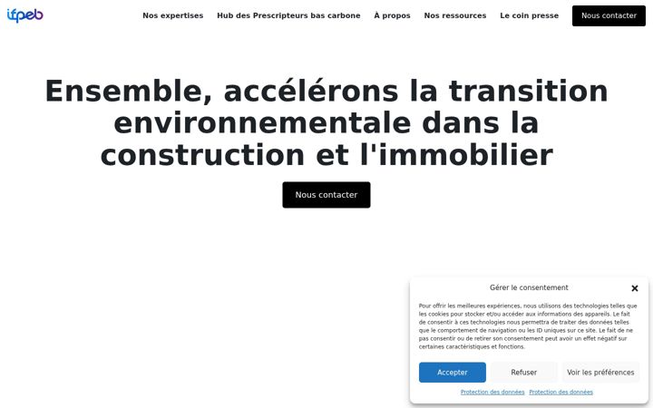 Screenshot of ifpeb.fr