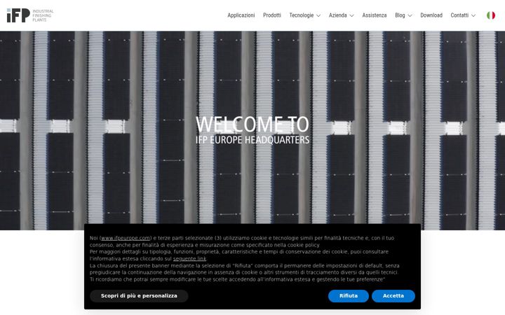 Screenshot of ifpeurope.com
