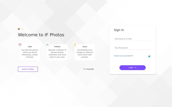 Screenshot of ifphotos.net