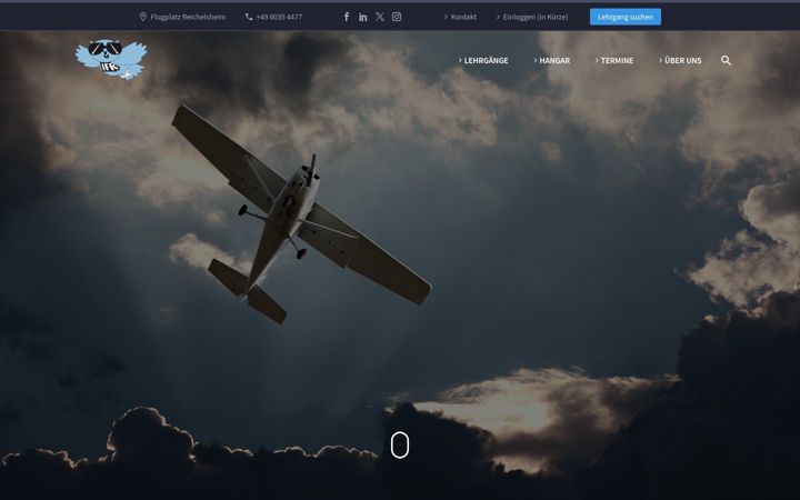 Screenshot of ifr-flugschule.de