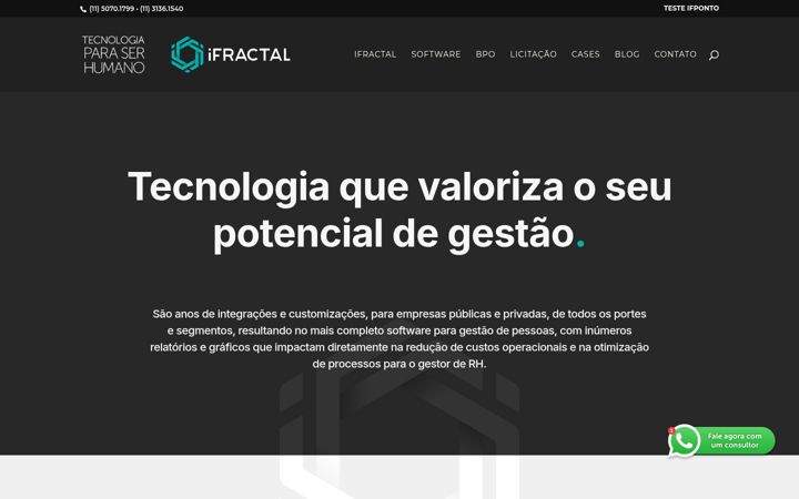 Screenshot of ifractal.com.br