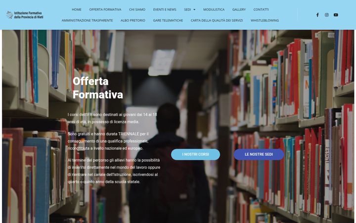 Screenshot of ifrieti.com