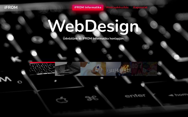 Screenshot of ifrom.hu