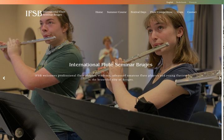 Screenshot of ifsb.be