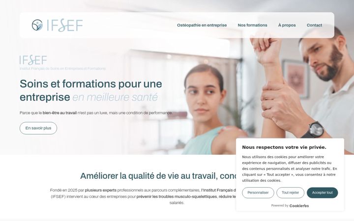 Screenshot of ifsef.fr