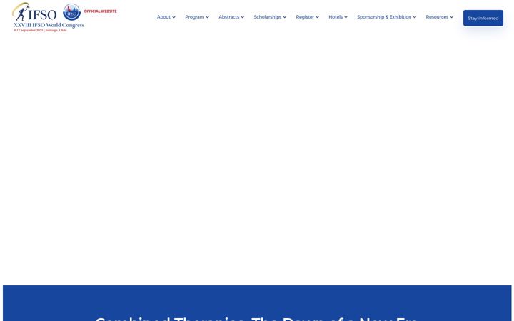 Screenshot of ifso2025.org