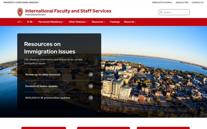Screenshot of ifss.wisc.edu
